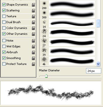 Brush example 1